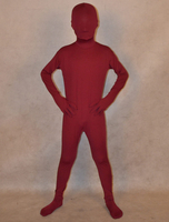 Faschingskostüm Bequemer Unisex Zentai aus Elastan in Mahagonifarbe