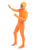 Faschingskostüm Bequemer Unisex Zentai aus Elastan in Orange