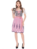 Faschingskostüm Bier Mädchen Kostüm Magenta Plaid Lace Up Kleid Polyester Oktoberfest Urlaub Kostüme Oktoberfest Kostüme Karneval Kostüm