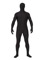 Faschingskostüm Bodysuit aus Lycra Spandex in Schwarz Karneval Catsuits Zentai 2021 Karneval Kostüm