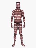 Faschingskostüm Bodysuit mit Leopardenmuster