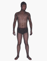 Faschingskostüm Bodysuit mit Polka-Tupfen