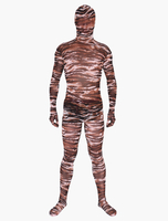 Faschingskostüm Bodysuit mit Tigerfellmuster