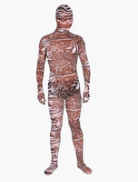 Faschingskostüm Bodysuit mit Tigerfellmuster