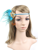 Faschingskostüm Boho Stirnband geflochten Hippie Kopfbedeckungen Frauen Federn Quasten 1920er Jahre große Gatsby Haarschmuck Karneval Kostüm Karneval Kostüm