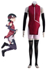 Faschingskostüm BORUTO - NARUTO der Film - Uchiha Sarada Cosplay Kostüm Karneval Kostüm