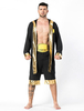 Faschingskostüm Boxer Kostüm Karneval Kostüm Herren Shorts Jacke Cummerbund Outfit Karneval Kostüm