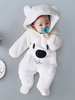 Faschingskostüm Bär Pajamas Kigurumi Strampelanzug 2021 Baby Kleinkinder Weiß Flanell Overall Für Kinder Karneval Kostüm Karneval Kostüm