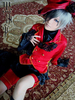 Faschingskostüm Butler Ciel Phantomhive Faschingskostüm Cosplay Kostüm in Schwarz