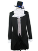 Faschingskostüm Butler Ciel Phantomhive Faschingskostüm Cosplay Kostüm in Schwarz