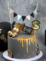 Faschingskostüm Cake Topper Flaggen Banner Geburtstagsparty Dekorationen Karneval Kostüm Karneval Kostüm