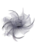 Faschingskostüm Charleston Kleid Graue Fascinator Kopfschmuck Feder Frauen Vintage Kostüm Zubehör Karneval Kostüm