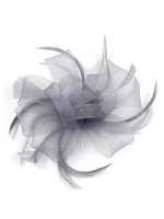 Faschingskostüm Charleston Kleid Graue Fascinator Kopfschmuck Feder Frauen Vintage Kostüm Zubehör Karneval Kostüm