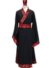 Faschingskostüm Chinesisches Kostüm Alte Hanfu Traditionelle Kleider Schärpe Set Männer Schwarz Kaiser Prince Kleidung Karneval Kostüm Karneval Kostüm