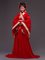 Faschingskostüm Chinesisches Kostüm Hanfu Tang Dynasty Traditionelle alte Frauen-rote Ausstattung Karneval Kostüm Karneval Kostüm