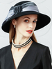 Faschingskostüm Cloche Hut Vintage Wollmütze für Frauen Karneval Kostüm