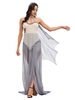 Faschingskostüm Corpse Bride Kostüm-Kleid Kopfbedeckung Set