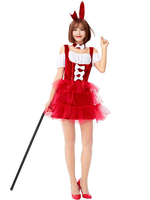 Faschingskostüm Damen Tier Kostüme Red Karneval Kostüm Headwear Polyester Urlaub Kostüme Karneval Kostüm