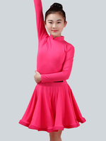 Faschingskostüm Damenkleidung für Latein-Tanz aus Latein Tänzer Set Performance Polyester mit Kleid Karneval Kostüm