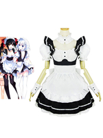 Faschingskostüm Date A Live Tokisaki Kurumi Karneval Kostüm Cosplay Kostüm Sweet Maid Version Karneval Kostüm