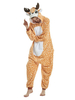 Faschingskostüm Deerlet Kigurumi Onesie Pyjamas Unisex-Erwachsene Flanell-Overalls Karneval Kostüm Karneval Kostüm