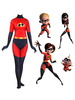 Faschingskostüm Die Unglaublichen 2 Cosplay Helen Parr Elastigirl Mrs. Incredible Cosplay Jumpsuit Karneval Kostüm