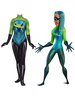 Faschingskostüm Die Unglaublichen 2 Cosplay Voyd Karen Cosplay Jumpsuit Karneval Kostüm