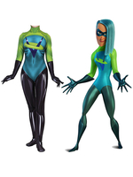 Faschingskostüm Die Unglaublichen 2 Cosplay Voyd Karen Cosplay Jumpsuit Karneval Kostüm
