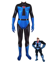 Faschingskostüm Die Unglaublichen Cosplay Blue Print Disney Cartoon Cosplay Overall Karneval Kostüm