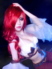 Faschingskostüm Disney kleine Meerjungfrau Ariel Cosplay Perücke Cartoon Cosplay Perücke