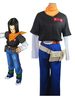 Faschingskostüm Dragonball Cosplay Kostüm Z Android No.17 Uniform Tuch Outfit Anime Cosplay Kostüm Karneval Kostüm