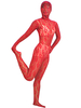Faschingskostüm Durchsichtiges Bodysuit in Rosa