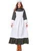 Faschingskostüm e Damen Dienstmädchen Hut Oliv Kleid zweifarbig Karneval Kostüm Urlaub Kostüme Karneval Kostüm