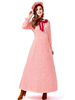 Faschingskostüm e Damen Karneval Kostüm Blumendruck Schürze Rotes Kleid Polyester Baumwolle Karneval Kostüm Urlaub Kostüme Karneval Kostüm