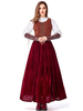 Faschingskostüm e Damen Karnevalskostüme Gothic Langer Rock Weihnachtskostüm Karneval Kostüm Karneval Kostüm