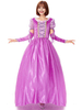 Faschingskostüm e Damen Prinzessin Oversleeves Kleid Velour bedruckt Karneval Kostüm Urlaub Kostüme Karneval Kostüm