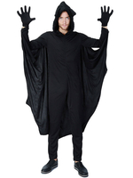 Faschingskostüm e Herren Schwarz Jumpsuit Handschuhe Milch Seide Karneval Kostüm Urlaub Kostüme Karneval Kostüm