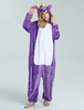 Faschingskostüm Einhorn kostüm Erwachsene Tarnung Pyjamas Unisex mit Thema von Tier in Lila Flanell Overall Karneval Kostüm