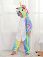 Faschingskostüm Einhorn kostüm Kinder Regenbogen-Einhorn tierkostüme Pyjamas Strampler für Kinder 2021 Karneval Kostüm