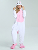 Faschingskostüm Einhorn kostüm Onesie Einhorn Kigurumi Weiß Unisex Erwachsene Winter Overall Karneval Kostüm