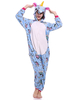 Faschingskostüm Einhorn Onesie Kigurumi 2021 Pajamas 2021 Pegasus Flannel Unisex Erwachsene Overalls Karneval Kostüm