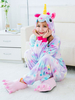 Faschingskostüm Einhorn unicorn anzug 2021 Träumen Tierkostüme Pyjama Sterne Einhorn Onesie Flanell Karneval-Kostüm schlafanzug Karneval Kostüm