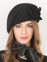 Faschingskostüm ElegantenHut Kostüm Stil mit Pop-Art Muster in Flapper-Style in Schwarz für Damen Wolle Wollware
