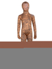 Faschingskostüm Erde gelb Unisex Wald Tier Lycra Kinder Zentai Anzüge Karneval Kostüm