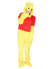 Faschingskostüm Erwachsene Tarnung Pyjamas Flanell Animation Figuren in Gelb Flanell Overall&mit Schuhe Karneval Kostüm