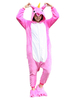 Faschingskostüm Erwachsene Tarnung Pyjamas Flanell in Rosarot Flanell mit Schuhe&Overall Karneval Kostüm