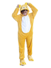 Faschingskostüm Erwachsene Tarnung Pyjamas kostüm Flanell Bär in Orange Flanell Overall&mit Schuhe Karneval Kostüm