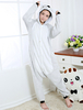 Faschingskostüm Erwachsene Tarnung Pyjamas kostüm in Grau mit Thema von Tier in anderen Stylen Unisex mit Tier-Formen Design Overall Karneval Kostüm