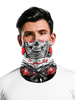 Faschingskostüm Fahrradzubehör Bandana Nahtloser Gesichtsschleier Motorrad Schädeldruck Reiten Biker Outdoor Tube Mask