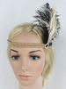 Faschingskostüm Feder Flapper Stirnband der 1920er Jahre Great Gatsby Headpieces Strass Frauen Retro Haarschmuck Karneval Kostüm Karneval Kostüm